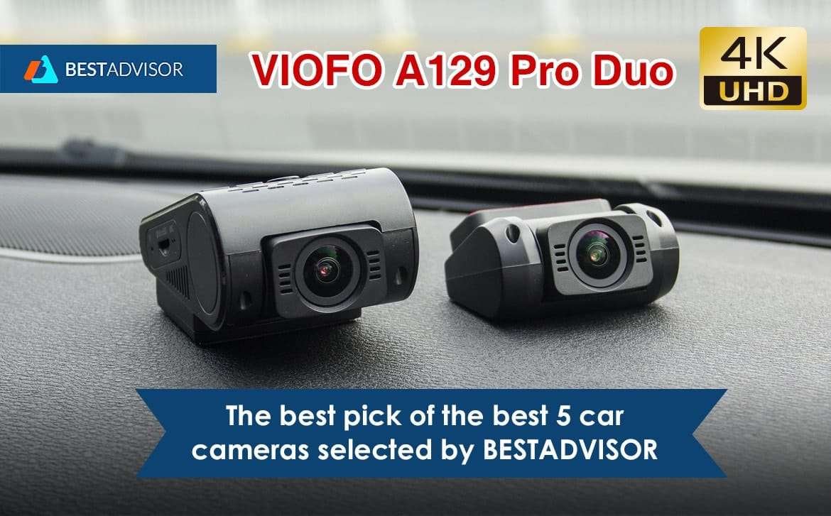 Best Advisor selected A129 Pro Duo 4K Dashcam as the best pick