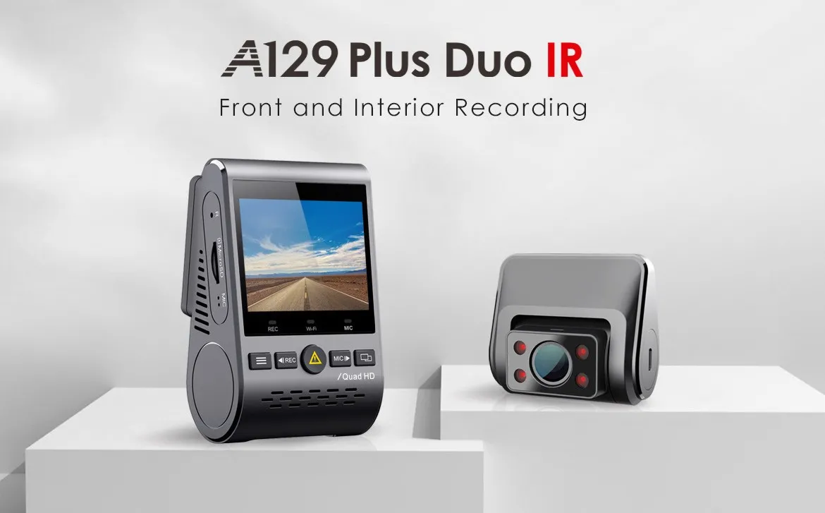 A129 Plus Duo IR – front AND interior recording A129 Plus Duo IR - front AND interior recording