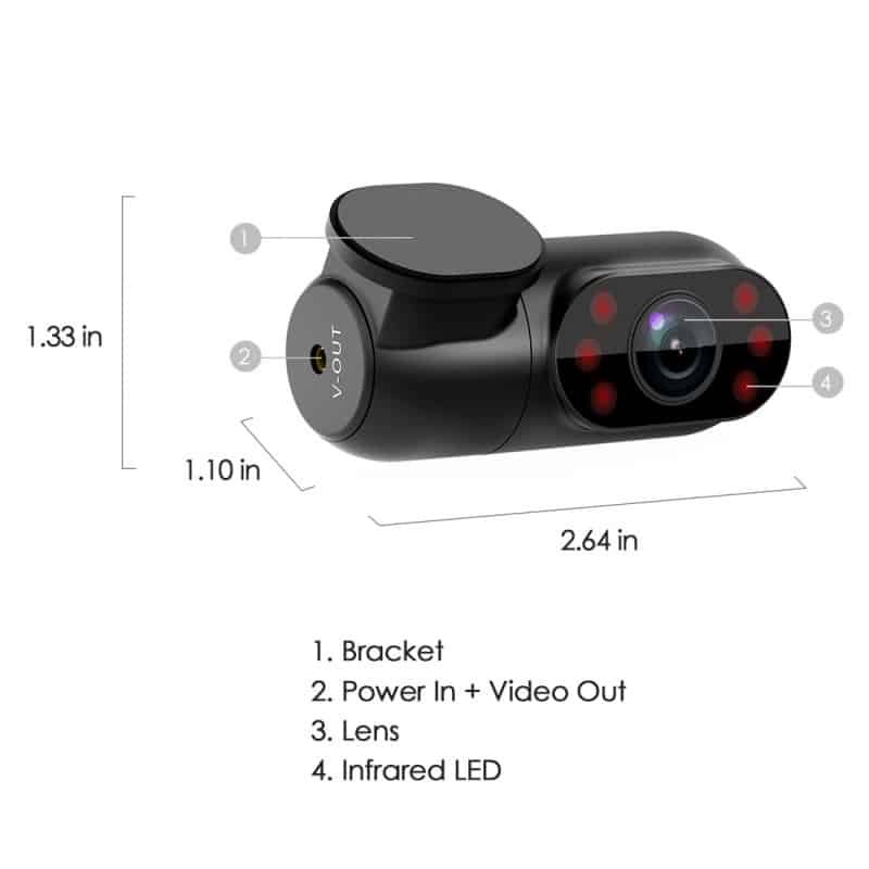 A139 2K Dashcam - 3 Channel - Front, Interior & Rear 6 A139 2K Dashcam - 3 Channel - Front, Interior & Rear - Image 6