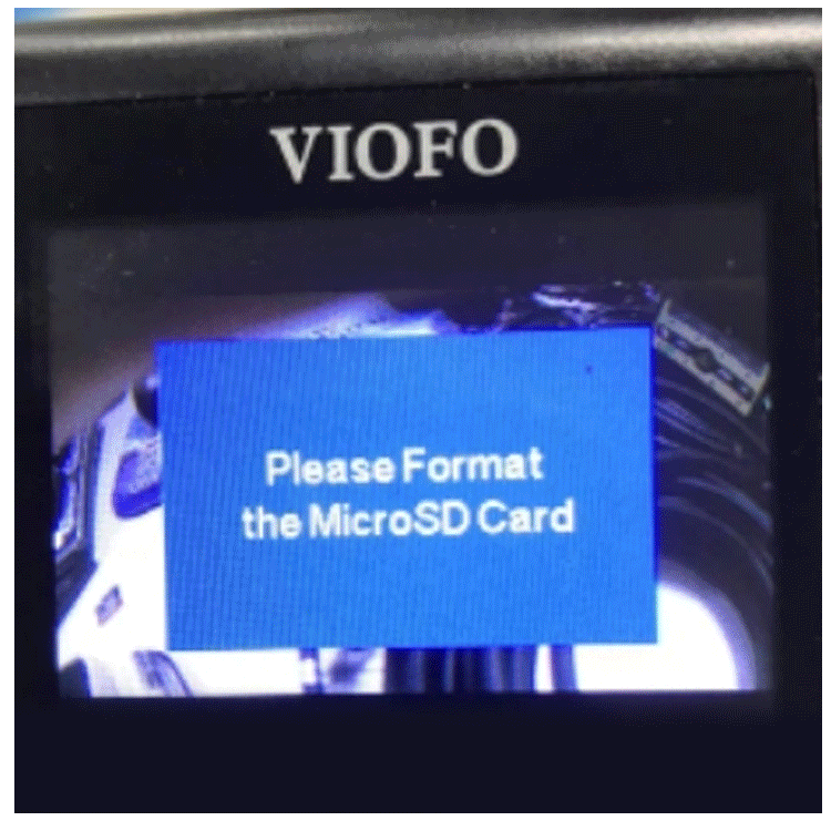 card issue please format