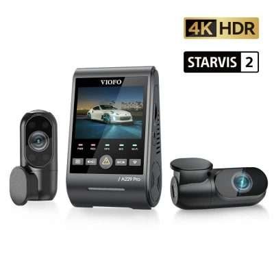 VIOFO A229 PRO 3CH Triple-Channel Dash Cam with Sony STARVIS 2 Sensors